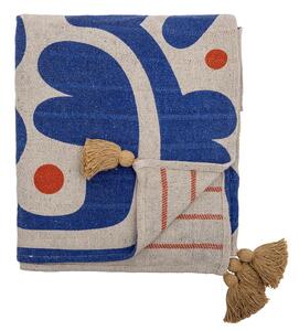Niebieski koc 130x160 cm Eviaya – Bloomingville