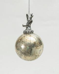 Bombka szklana Royal Deer 10x10x16 cm