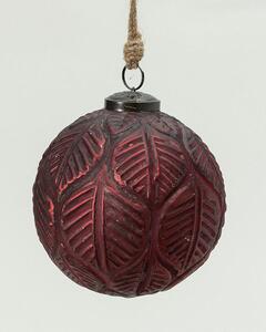 Bombka szklana Rustic Leaf II 12 cm