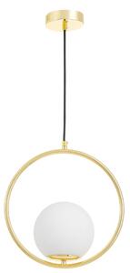 NOWOCZESNA LAMPA WISZĄCA KLASYCZNE ZŁOTO VERO 1A LUMINA DECO