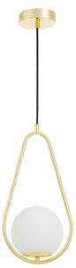 NOWOCZESNA LAMPA WISZĄCA KLASYCZNE ZŁOTO VERO 1C LUMINA DECO