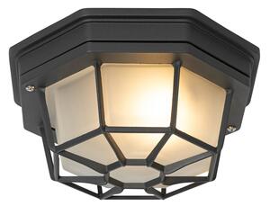 Lampa sufitowa rustykalna ciemnoszara 21,3 cm IP44 - Bri