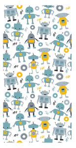 Tapeta - Roboty, niebieskie