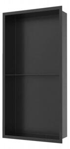 Półka łazienkowa wnękowa Estiva PARCEL Black 60x30x10 cm czarna 1 szt