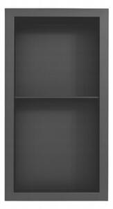Półka łazienkowa wnękowa Estiva PARCEL Black 60x30x10 cm czarna 1 szt