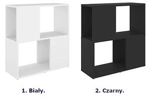 Biblioteczka do salonu czarna H6-A30
