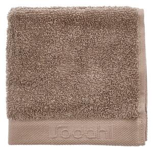 Brązowy bawełniany ręcznik frotte 30x30 cm Comfort – Södahl