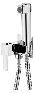 Aqualine Aqualine - Bateria bidetowa z prysznicem do montażu podtynkowego chrom błyszczący SH0150