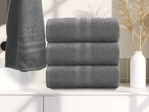 Ręcznik DUAL BASIC 50 x 100 cm szary, 100% bawełna