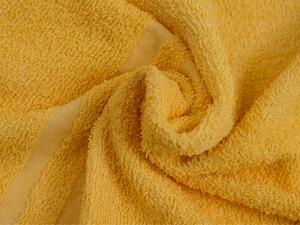 Ręcznik DUAL BASIC 50 x 100 cm żółty, 100% bawełna