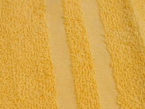 Ręcznik DUAL BASIC 50 x 100 cm żółty, 100% bawełna