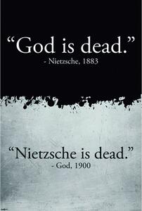 Plakat, Obraz God is Dead, (61 x 91.5 cm)