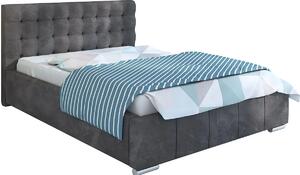 Pikowane łóżko z pojemnikiem 90x200 Elber 3X - 36 kolorów