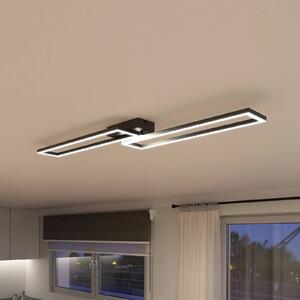 Tint Inteligentna lampa sufitowa Ciso, możliwość ściemniania, czarny, salon / jadalnia, metal, nowoczesny