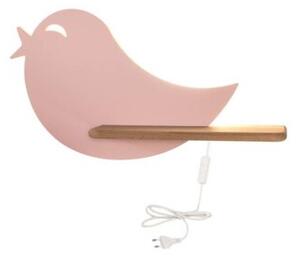 Kinkiet BIRD różowy LED 1x4W 250lm wym:21,5x40x12cm IP20 Candellux