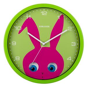 Zegar dziecięcy ø 31 cm Peekaboo Bunny – Karlsson
