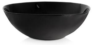 Miska sałatkowa szklana czarna LUNA 25 cm, 2 l