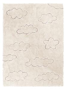 Kremowy bawełniany dywan dziecięcy tkany ręcznie odpowiedni do prania 90x130 cm Clouds – Lorena Canals