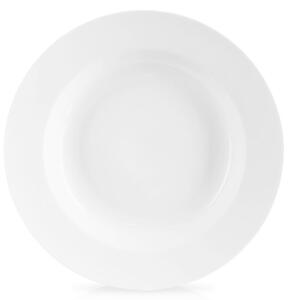 Talerz obiadowy głęboki porcelanowy MONA 24,5 cm, 350 ml