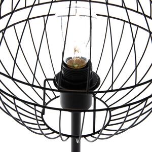 Nowoczesna lampa stołowa czarna - Sphaera Oswietlenie wewnetrzne