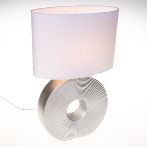Landelijke tafellamp wit met staal - Ollo Oswietlenie wewnetrzne