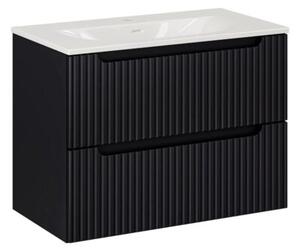 Szafka pod umywalkę NOVA BLACK 82-80-2S 80cm czarna