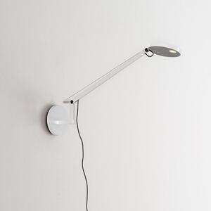 Nowoczesny kinkiet Demetra Micro Parete - LED, biały, ściemniacz