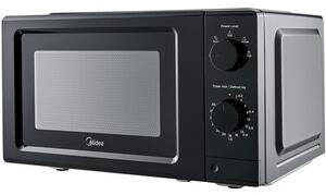 Kuchenka mikrofalowa MIDEA MD-MP012MK-BK 700W średnica 24.5 cm pojemność 19L Technologia inwerterowa innowave Czarny