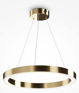 SATURNO obręcz LED 45W fi 60cm lampa wisząca mosiądz