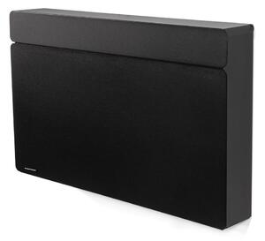 Czarna metalowa uchylna/wisząca szafka na buty 78x48x13 cm Luigi – Spinder Design