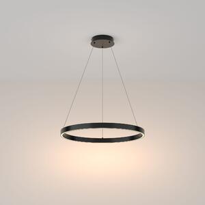 RIM LED 37W 3000K lampa wisząca fi 60cm czarna pojedynczy ring