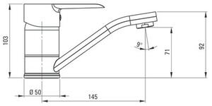 Bateria umywalkowa DEANTE Corio BFCE 026M Chrom