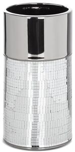 Wazon EUROFIRANY Mirona 08 14 x 30 cm Srebrny
