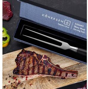 Widelec do mięsa KOHERSEN ELegance Ebony Wood Stal Nierdzewna