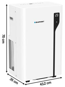 Klimatyzator przenośny BLAUPUNKT ACP414H Osuszanie Sterowanie smartfonem Timer Tryb Nocny Wentylacja Wi-Fi
