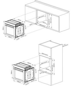 Piekarnik XBERG BGOV11MFB01 Elektryczny Czarny A