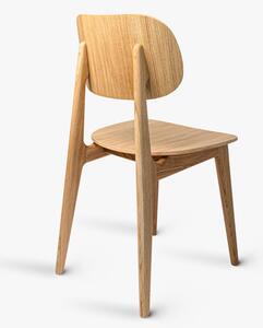 Krzesło w całości drewniane dębowe Lola