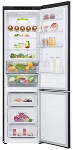 Lodówka LG GBV3200CEP No Frost 203cm Czarny mat NatureFresh LinearCooling