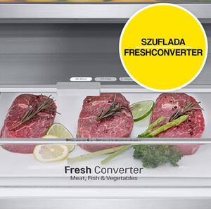 Lodówka LG GBV3200CEP No Frost 203cm Czarny mat NatureFresh LinearCooling