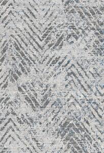 Szary dywan pokojowy nowoczesny w jodełkę - Izos 6X