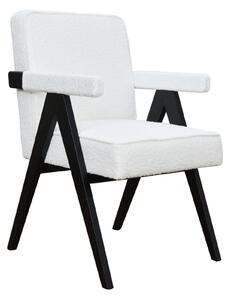 MebleMWM Fotel drewniany tapicerowany COMO | Kolor do wyboru