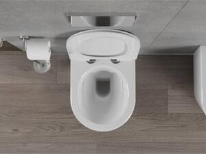 Mexen Rico miska wc Rimless z deską wolnoopadającą slim, duroplast, biała połysk - 30720100