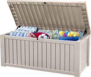 Skrzynia ogrodowa KETER Rockwood Storage Box 570L Kremowy