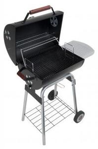 Grill ogrodowy węglowy LANDMANN Taurus 440 31420 Zamykany, beczka, półki boczne, regulacja wysokości, termometr