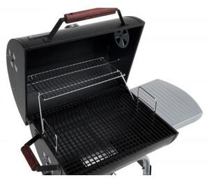 Grill ogrodowy węglowy LANDMANN Taurus 440 31420 Zamykany, beczka, półki boczne, regulacja wysokości, termometr