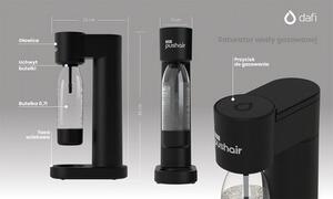 Saturator DAFI Pushair Czarny + 2 butelki