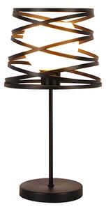 Czarna metalowa lampa stołowa - T002 - Rollon