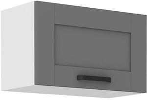 Szafka kuchenna wisząca górna LUNA 60 GU-36 1F Szary/Biały
