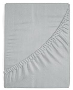 Prześcieradło EUROFIRANY Design 91 Jersey 397105 120 x 200 cm Jasnoszary