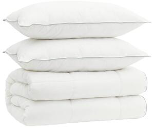 Zestaw kołdry i poduszek 3 pcs 200x200 cm 4 pory roku Wełna